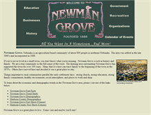 Tablet Screenshot of ci.newman-grove.ne.us